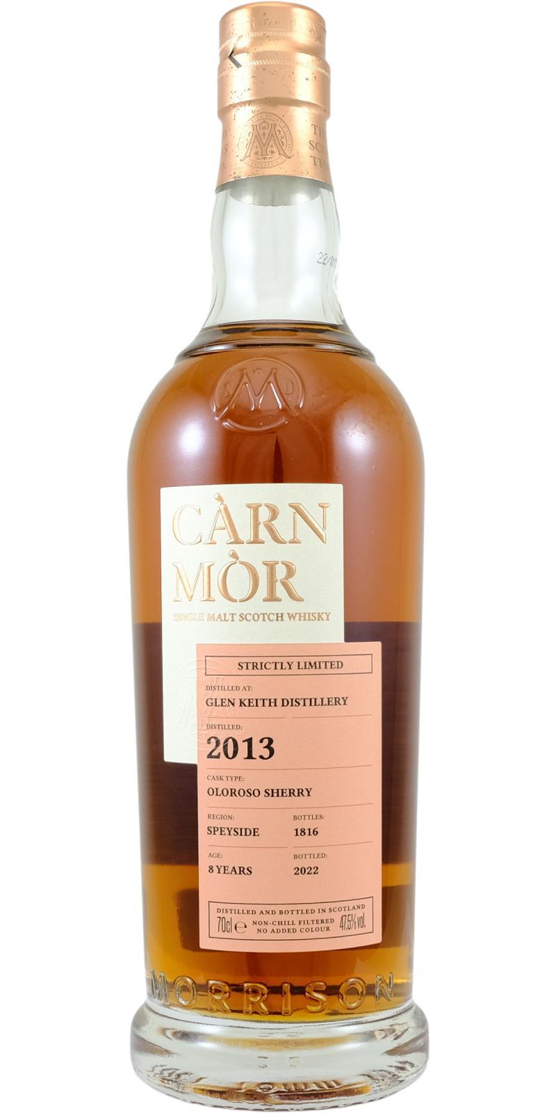 Glen Keith 2013 MSWD  Càrn Mòr - Strictly Limited