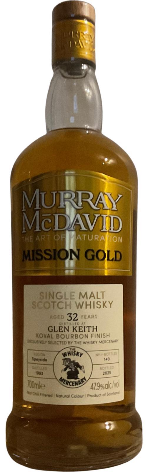 Glen Keith 1993 MM  Mission Gold