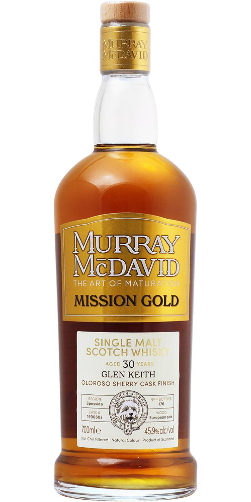 Glen Keith 30-year-old  MM  Mission Gold