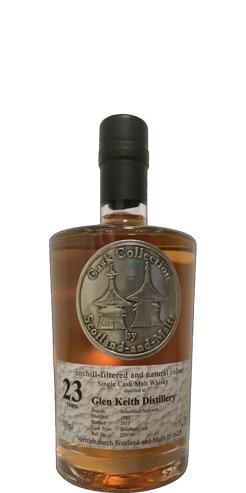 Glen Keith 1992 SaM  Cask Collection