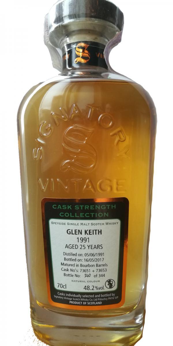 Glen Keith 1991 SV  Cask Strength Collection