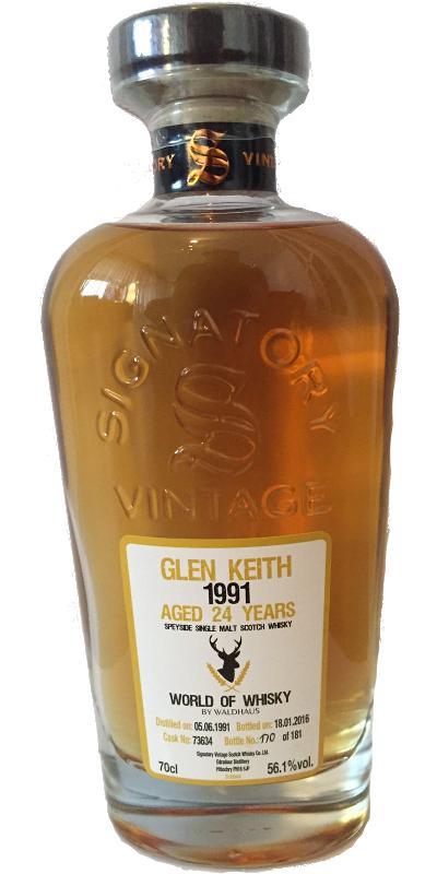 Glen Keith 1991 SV  Cask Strength Collection