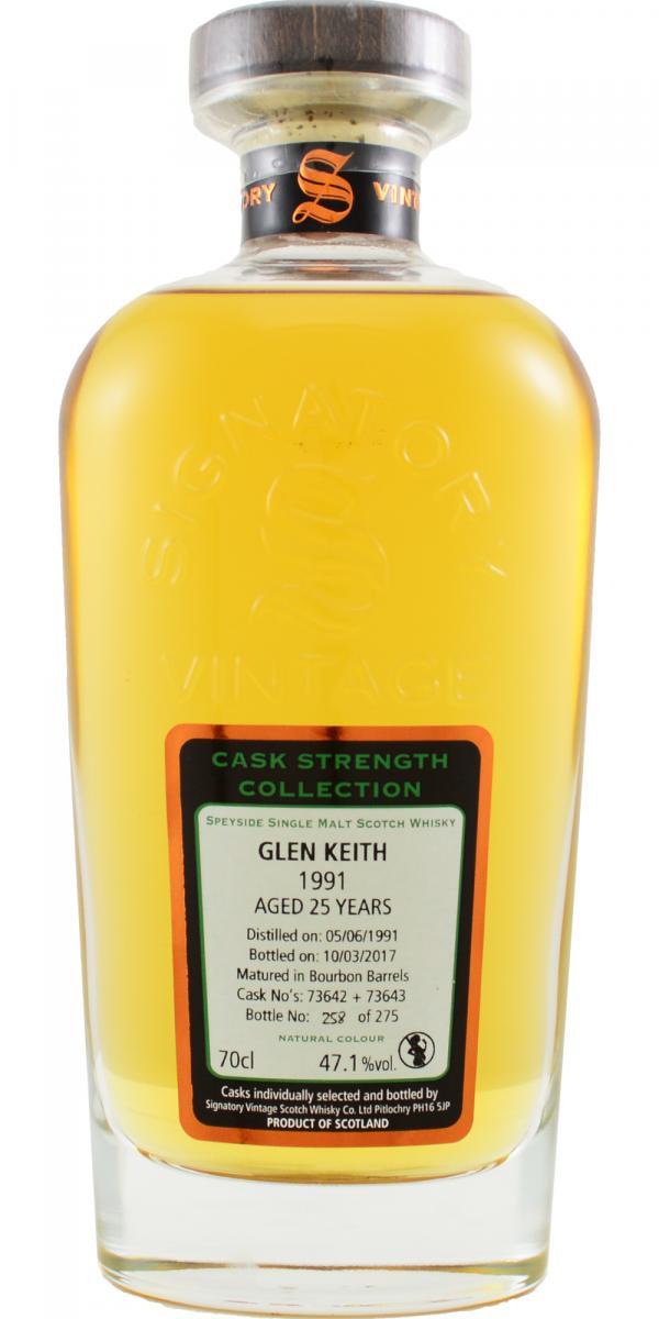 Glen Keith 1991 SV  Cask Strength Collection