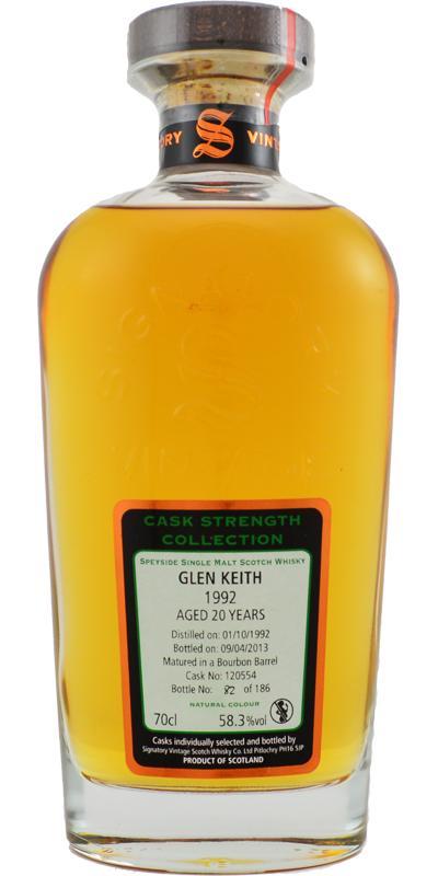 Glen Keith 1992 SV  Cask Strength Collection