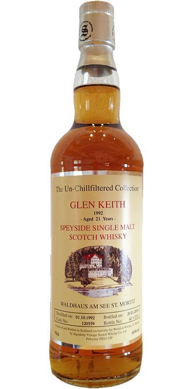 Glen Keith 1992 SV  The Un-Chillfiltered Collection