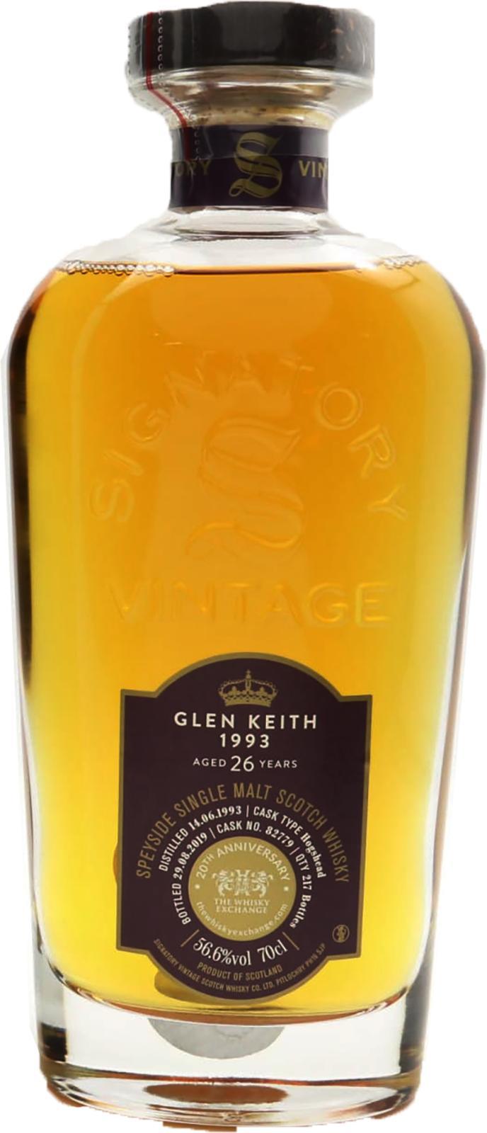 Glen Keith 1993 SV  Cask Strength Collection