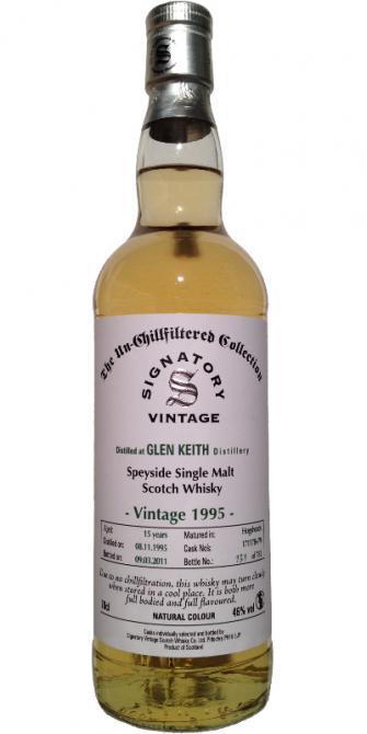 Glen Keith 1995 SV  The Un-Chillfiltered Collection