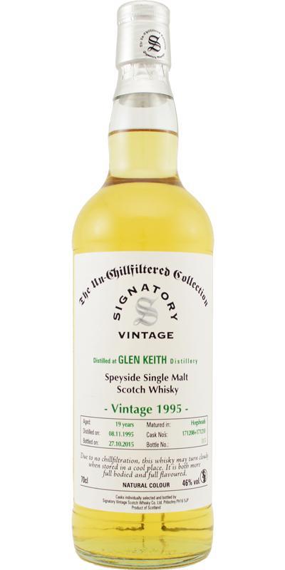 Glen Keith 1995 SV  The Un-Chillfiltered Collection