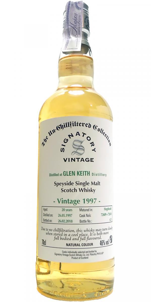 Glen Keith 1997 SV  The Un-Chillfiltered Collection