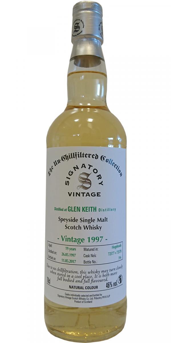 Glen Keith 1997 SV  The Un-Chillfiltered Collection