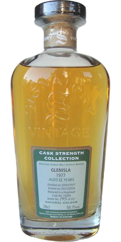 Glenisla 1977 SV  Cask Strength Collection