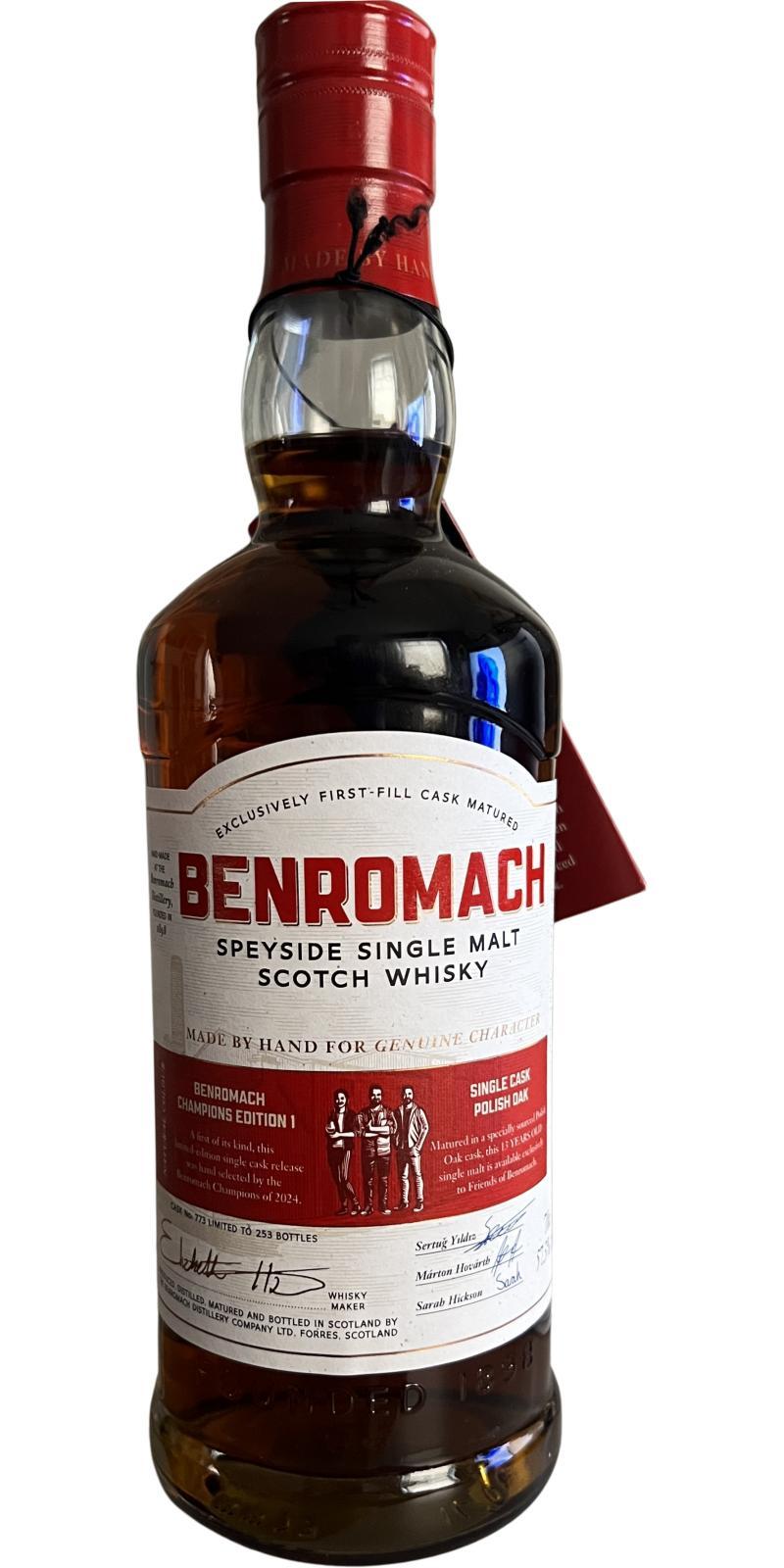 Benromach 13-year-old Champions Edition - Single Cask