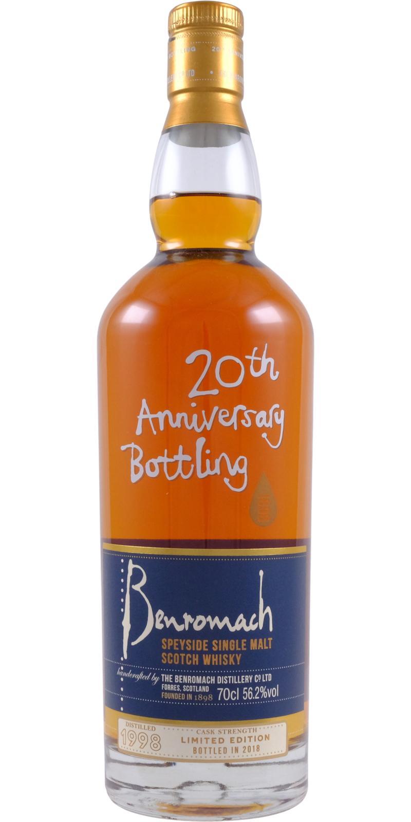 Benromach 1998 20th Anniversary Bottling