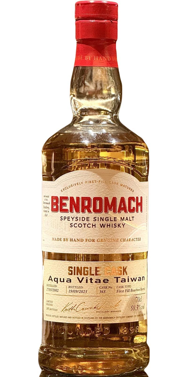 Benromach 2002 Single Cask