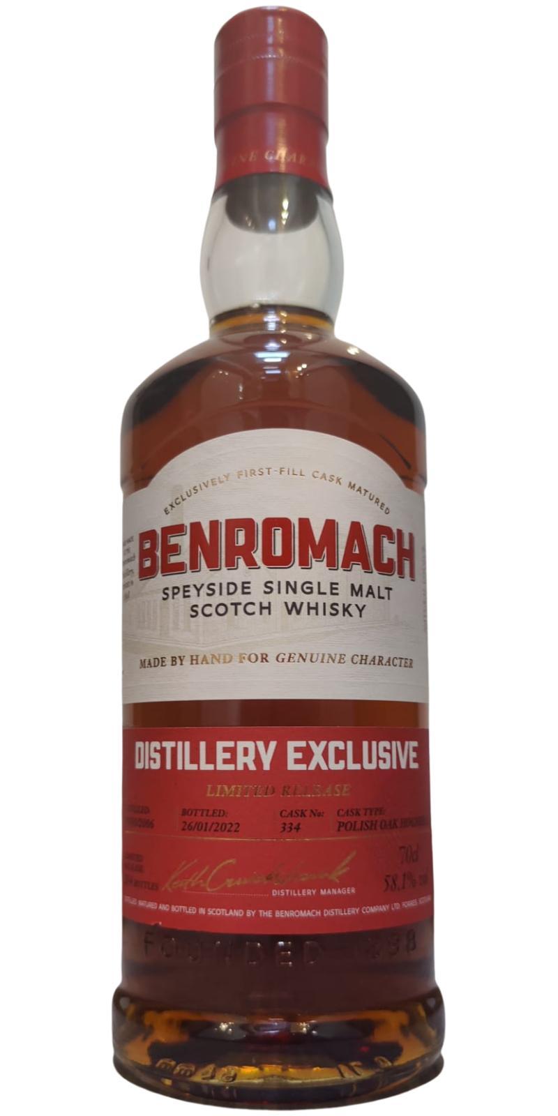 Benromach 2006 Distillery Exclusive