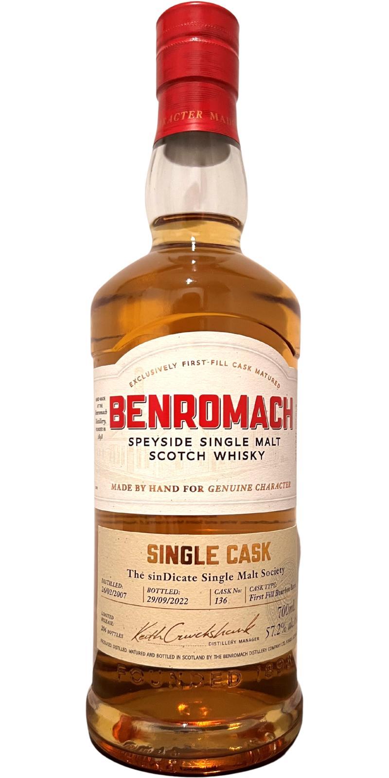 Benromach 2007 Single Cask