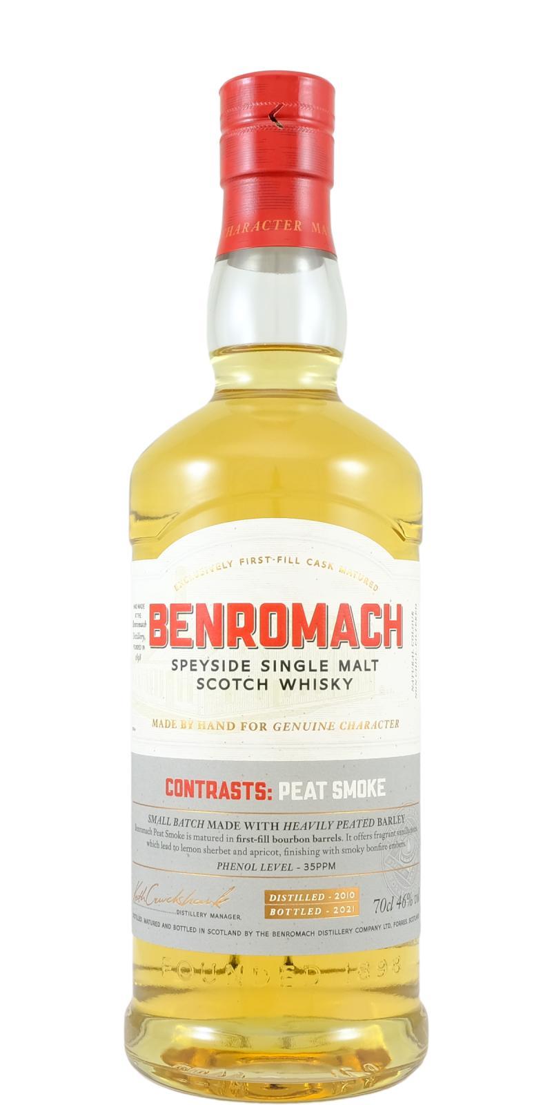 Benromach 2010 Contrasts: Peat Smoke