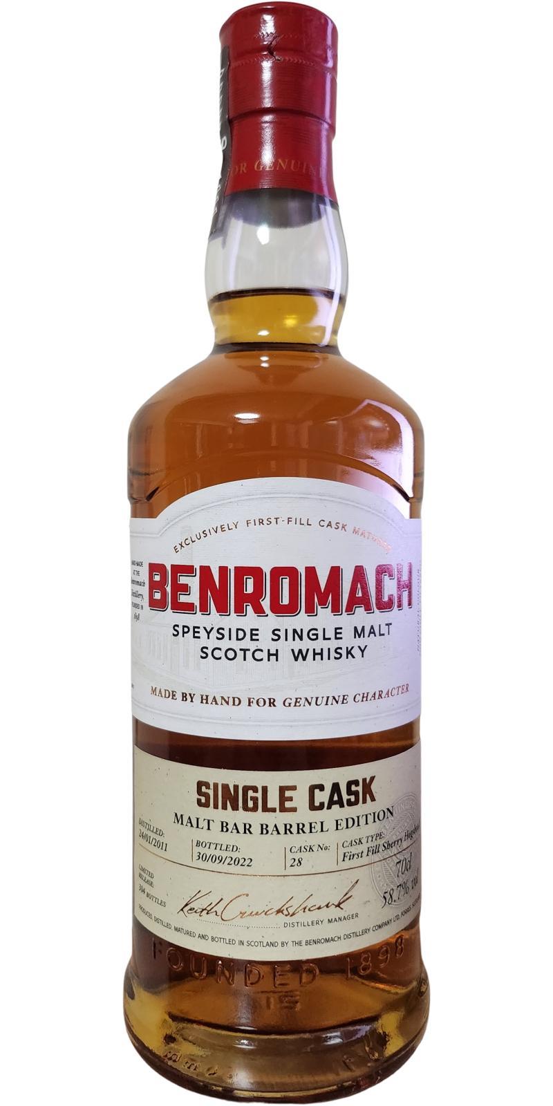 Benromach 2011 Single Cask