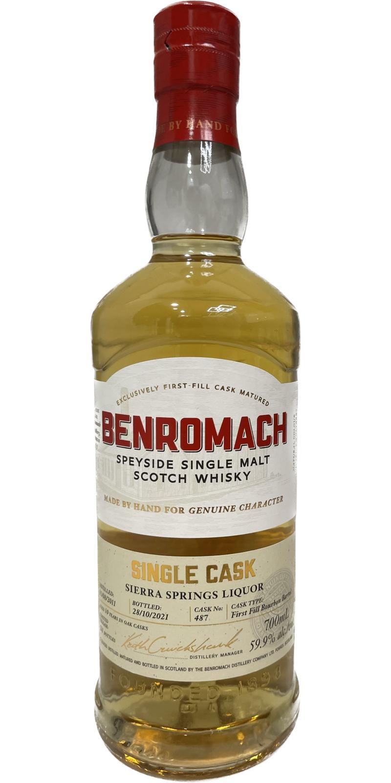 Benromach 2011 Single Cask