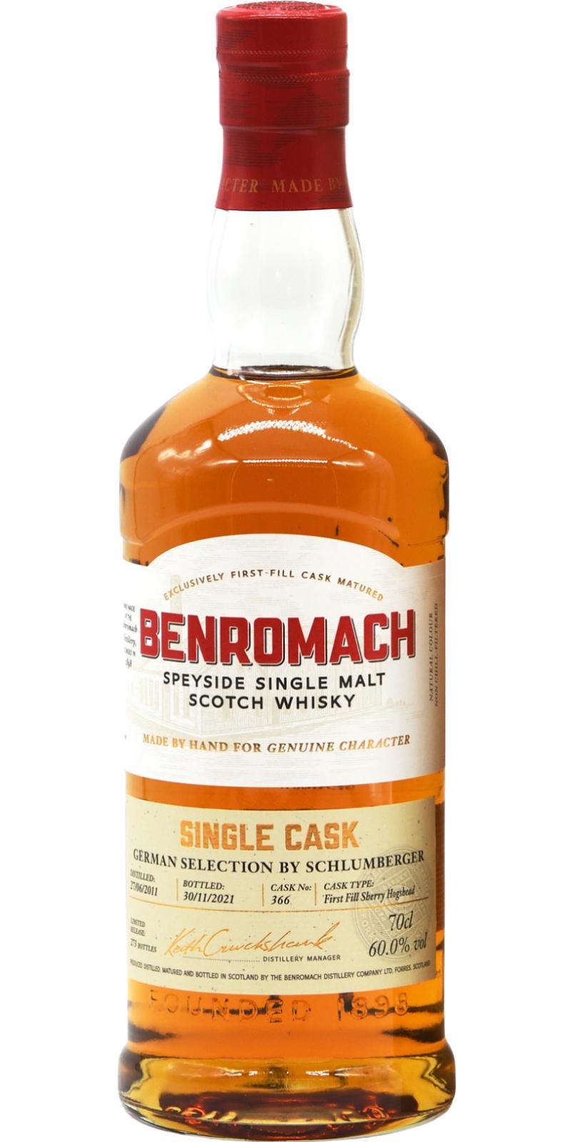 Benromach 2011 Single Cask