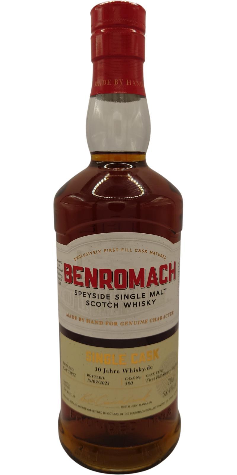 Benromach 2012 Single Sherry Cask