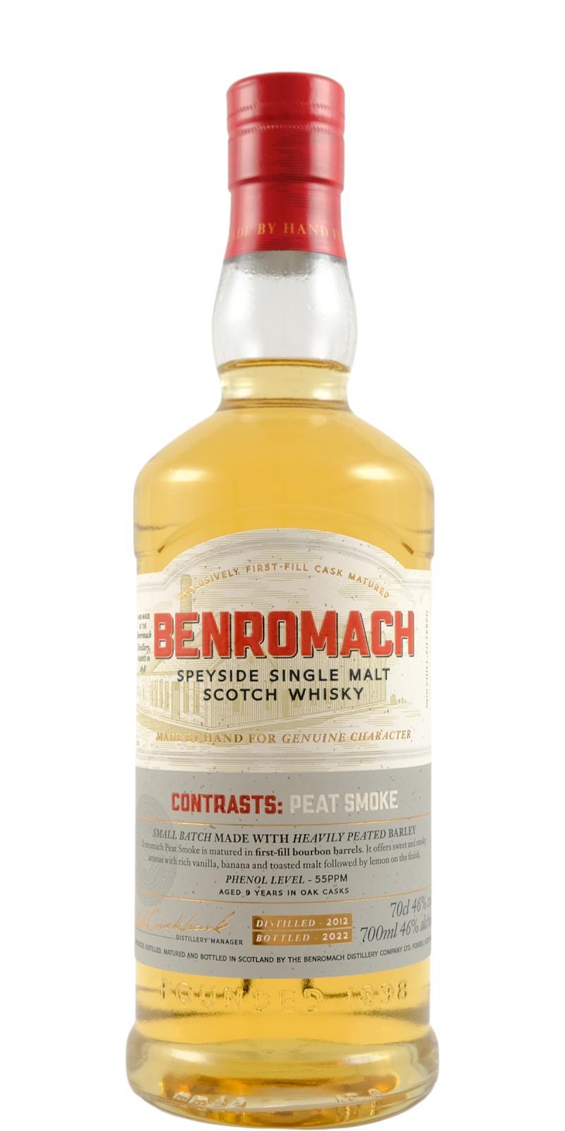 Benromach 2012 Contrasts: Peat Smoke