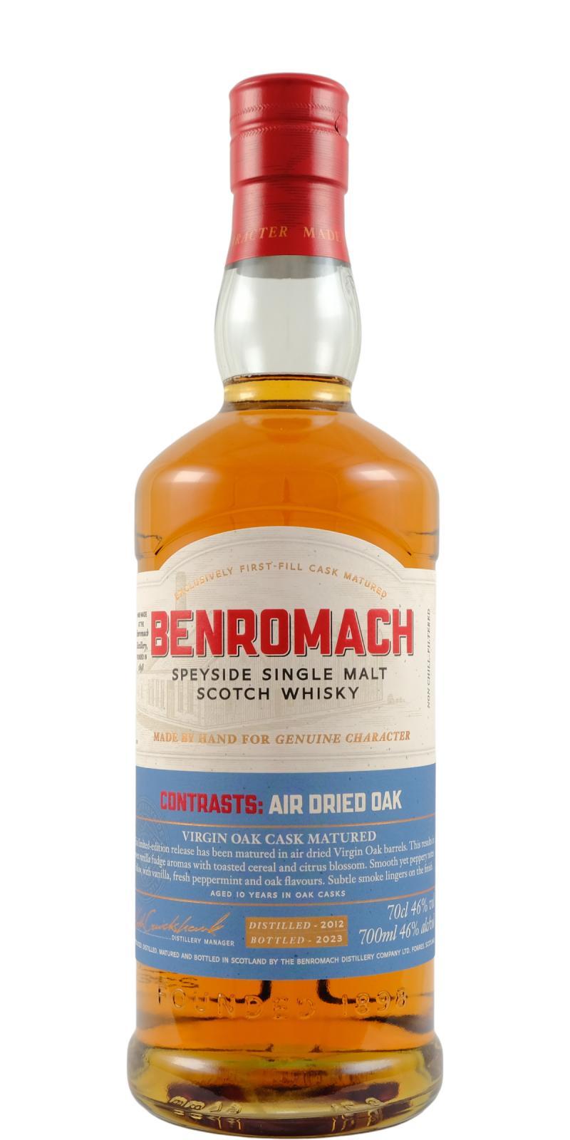 Benromach 2012 Contrasts: Air Dried Oak