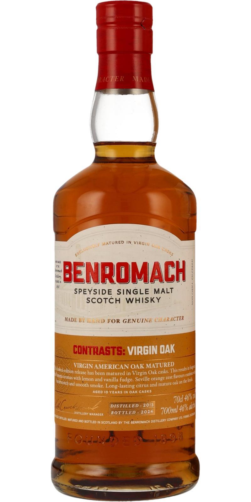 Benromach 2013 Contrasts: Virgin Oak