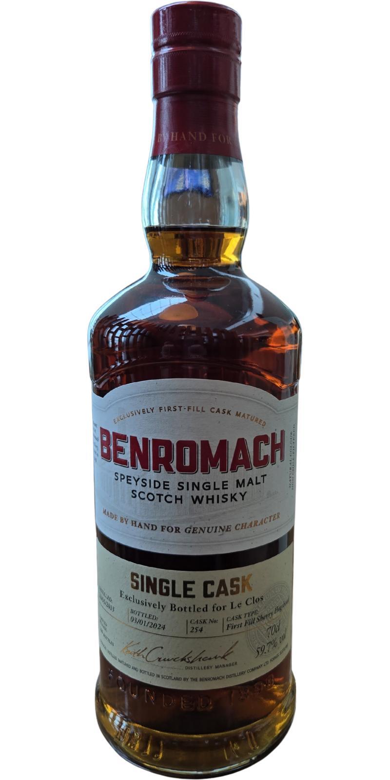 Benromach 2013 Single Cask