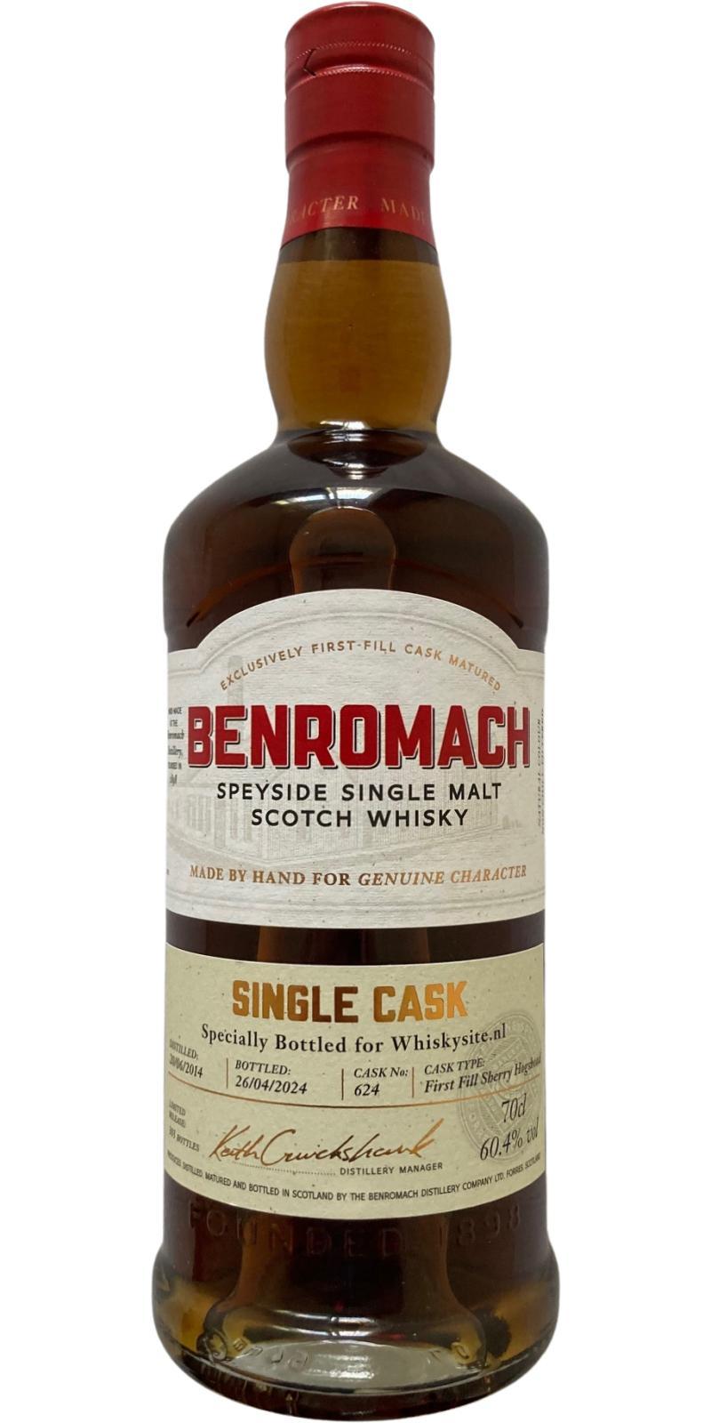 Benromach 2014 Single Cask