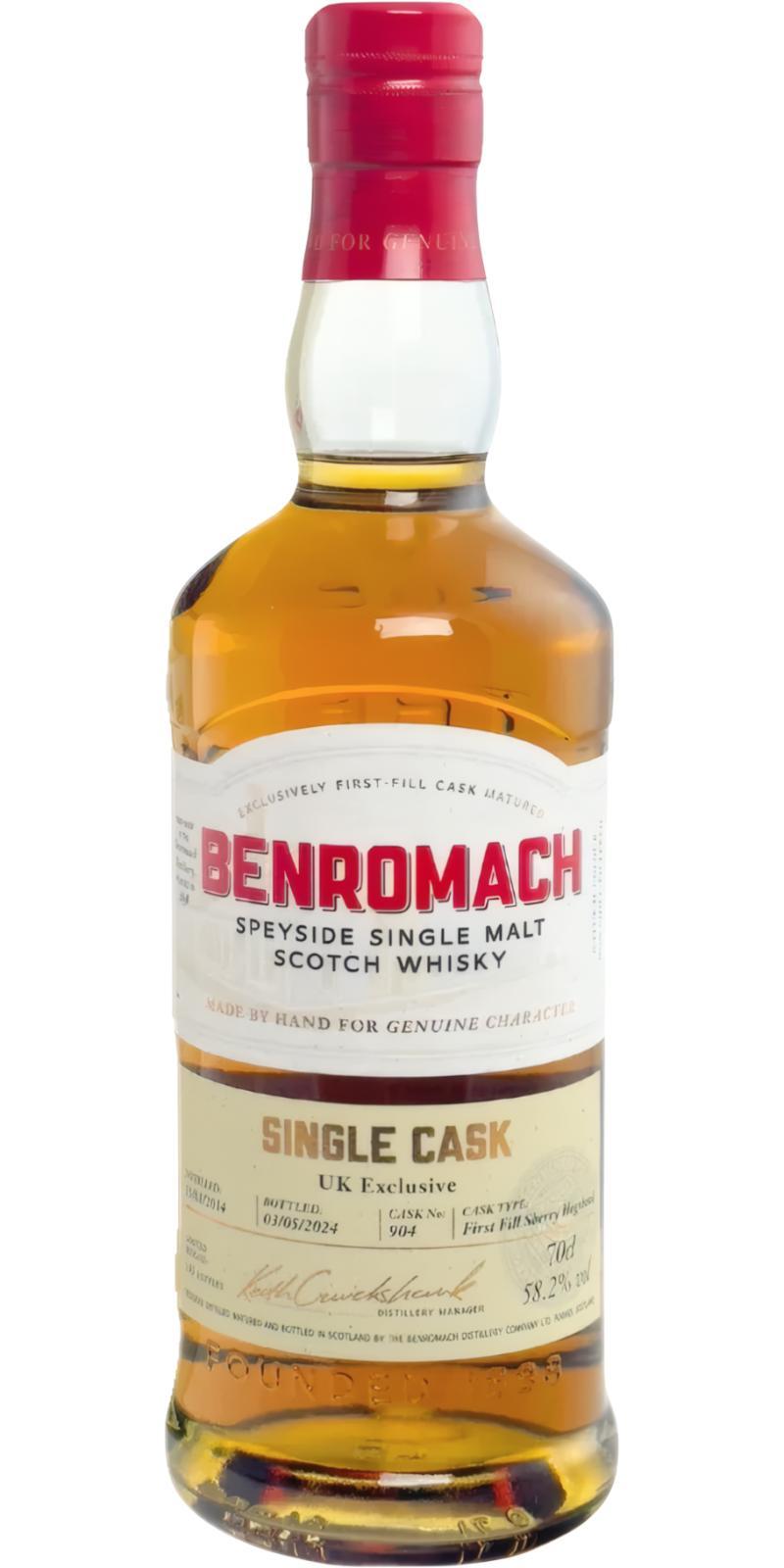 Benromach 2014 Single Cask