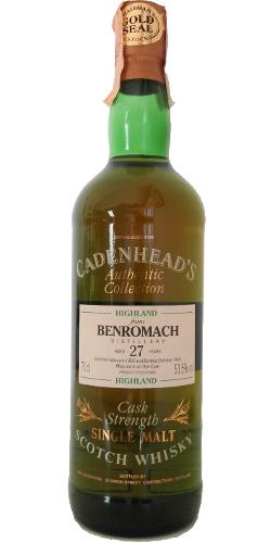 Benromach 1966 CA Authentic Collection