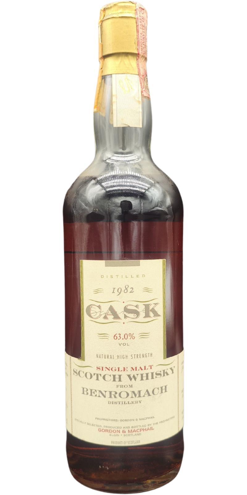 Benromach 1982 GM Cask Strength