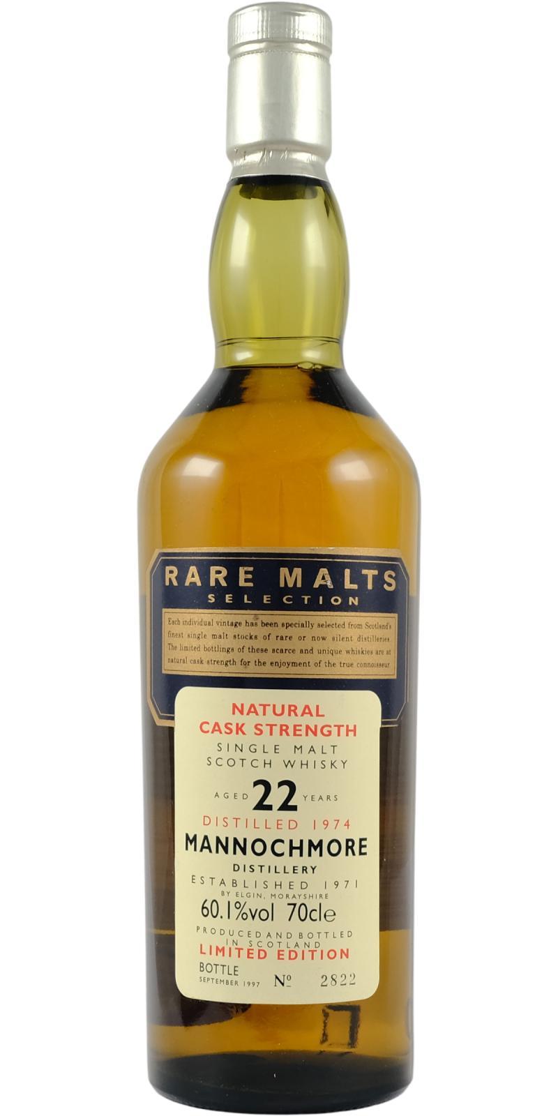 Mannochmore 1974  Rare Malts Selection