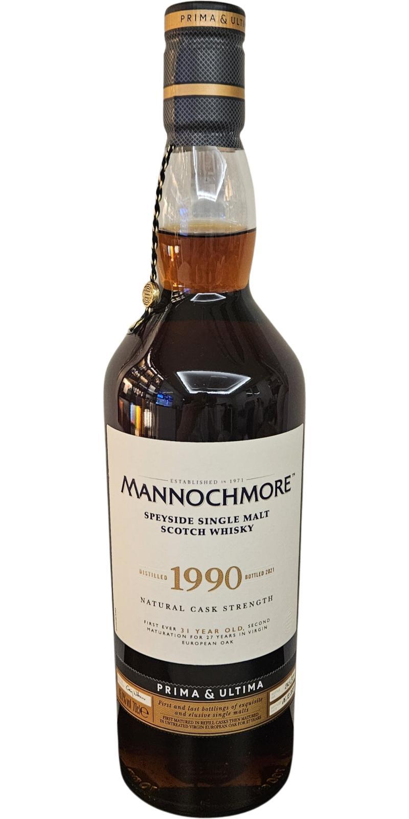 Mannochmore 1990  Prima & Ultima