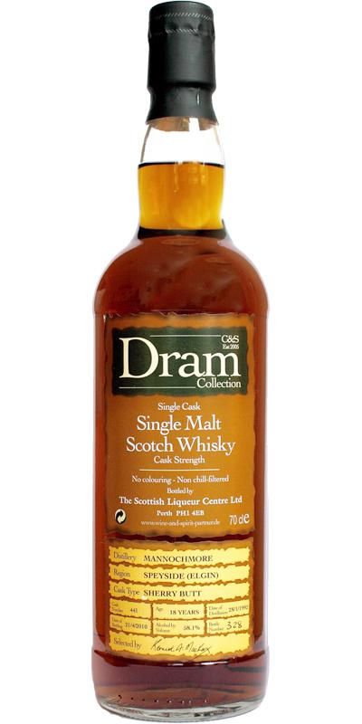 Mannochmore 1992 C&S  Dram Collection