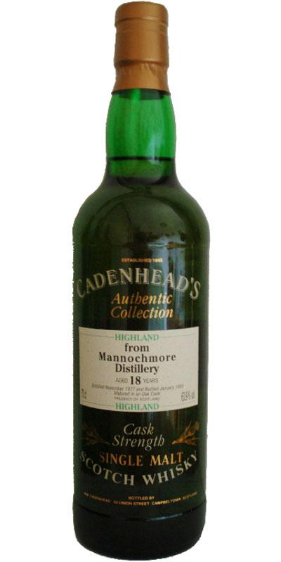 Mannochmore 1977 CA  Authentic Collection