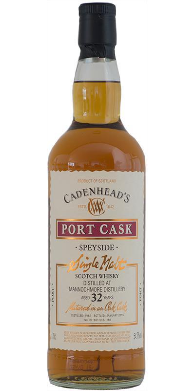 Mannochmore 1982 CA  Wood Range - Port Cask