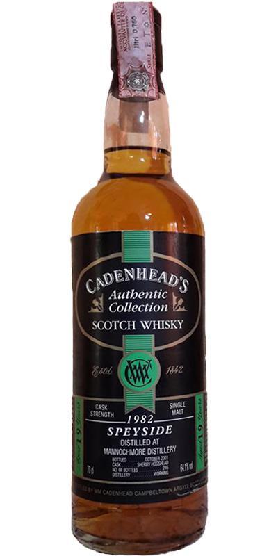 Mannochmore 1982 CA  Authentic Collection