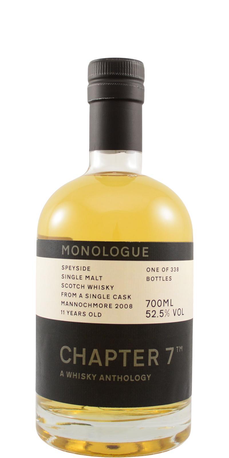 Mannochmore 2008 Ch7  A Whisky Anthology - Monologue