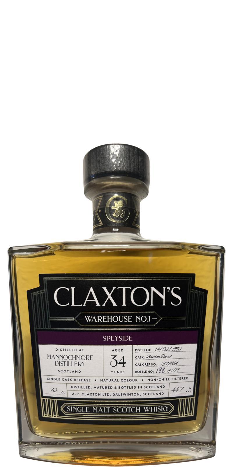 Mannochmore 1990 Cl  Warehouse No. 1