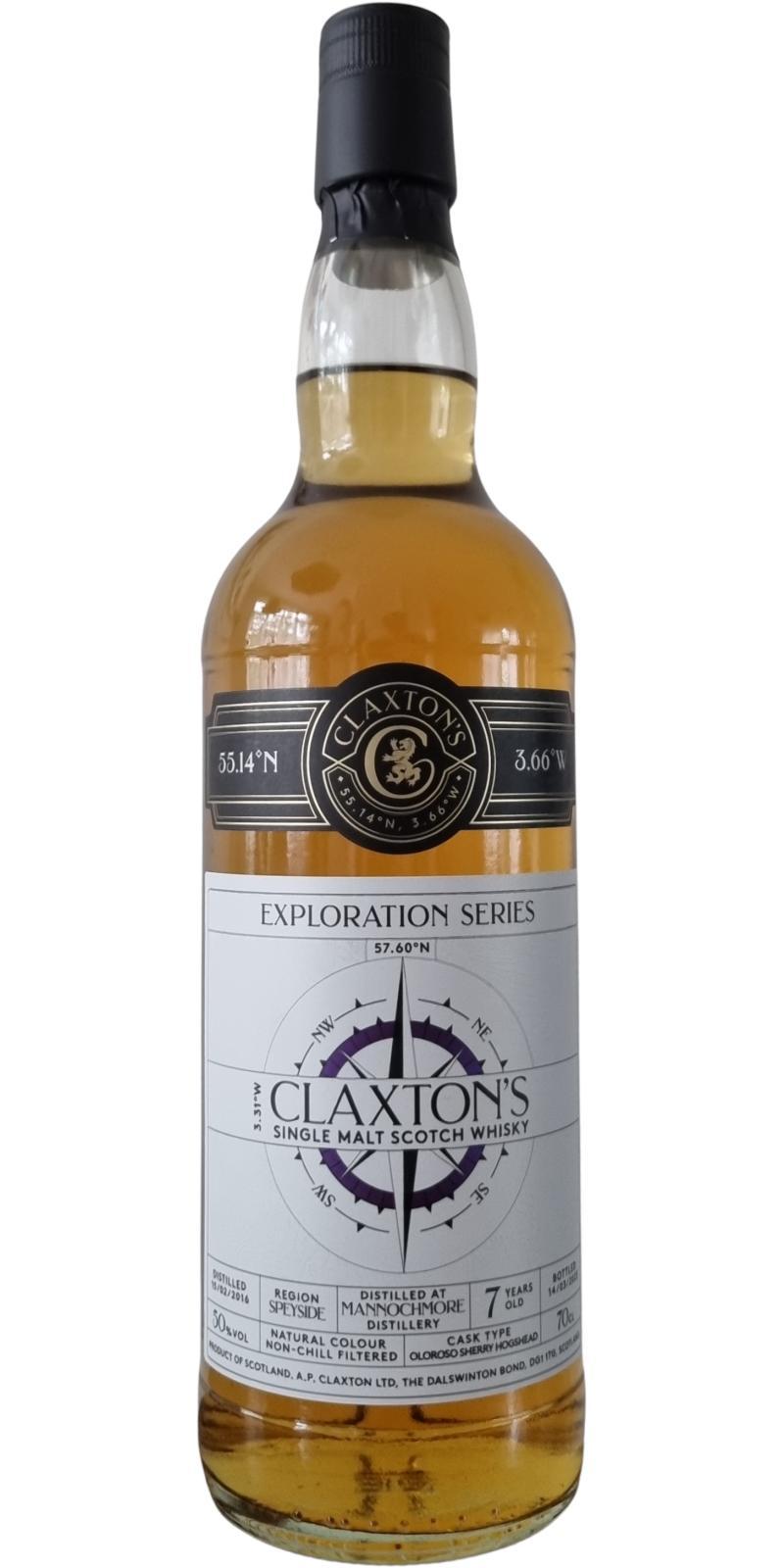 Mannochmore 2016 Cl  Exploration Series