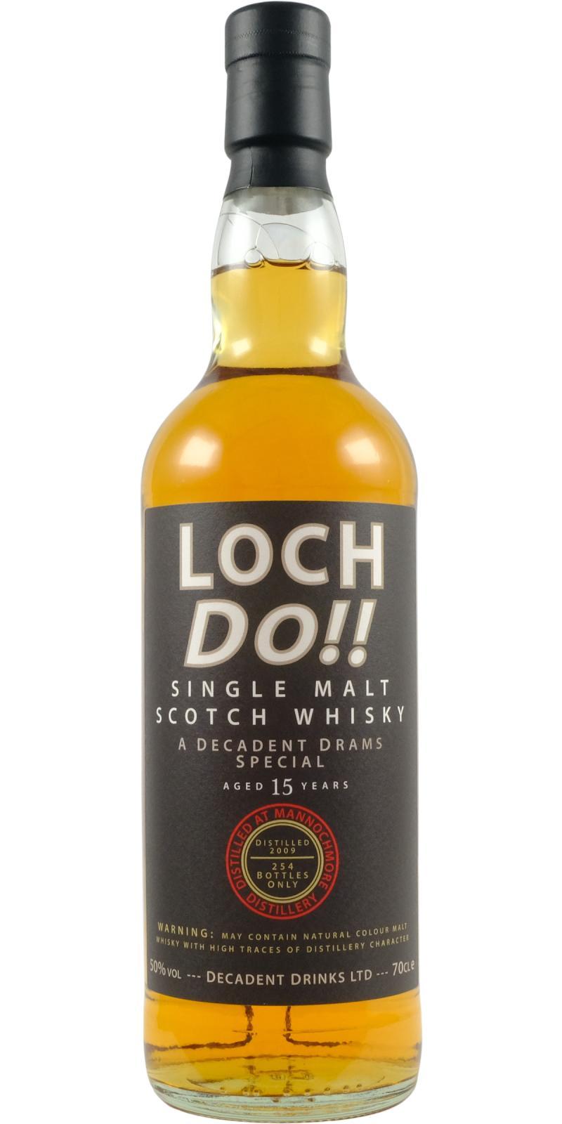Mannochmore 2009 DeDr  Decadent Drams