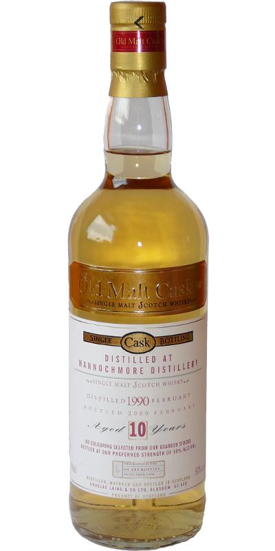 Mannochmore 1990 DL  The Old Malt Cask