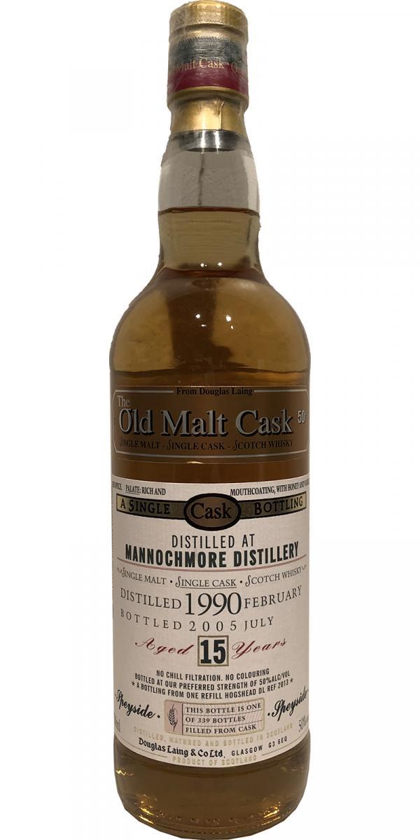 Mannochmore 1990 DL  The Old Malt Cask