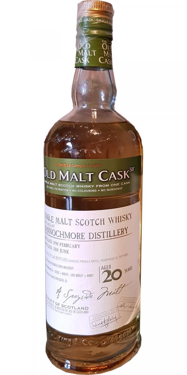Mannochmore 1990 DL  The Old Malt Cask