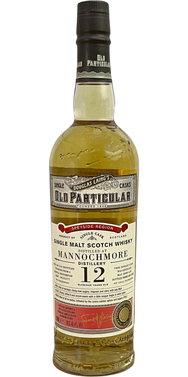 Mannochmore 2009 DL  Old Particular