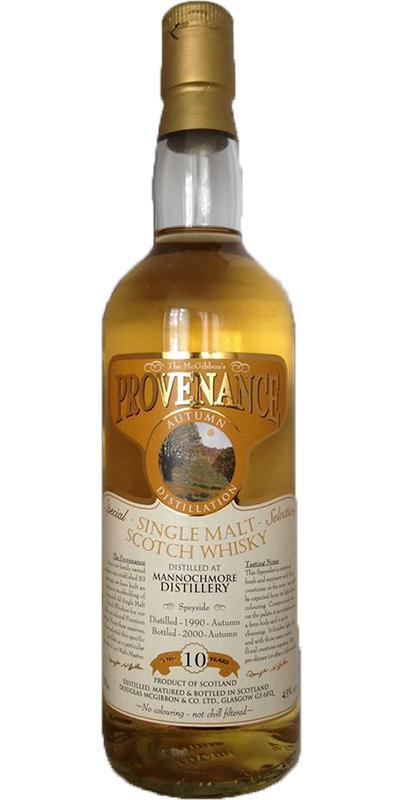Mannochmore 1990 McG  McGibbon's Provenance