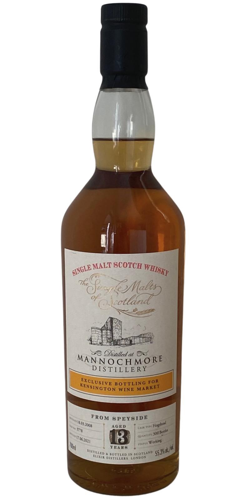 Mannochmore 2008 ElD  The Single Malts of Scotland