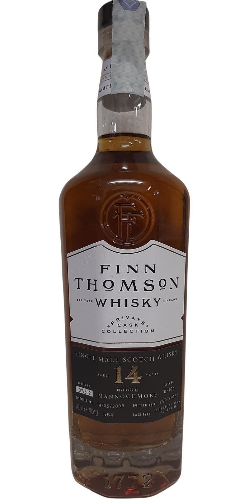 Mannochmore 2008 FnTs  Private Cask Collection